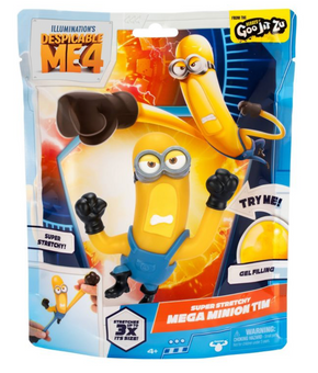 Despicable Me 4 Tim Mega Minion Super Stretchy Figure Toy New With Box