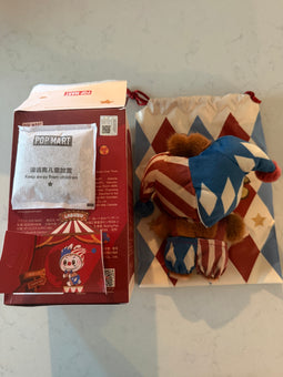 Pop Mart Labubu The Monsters Why So Serious Juggling Clown Vinyl Plush New