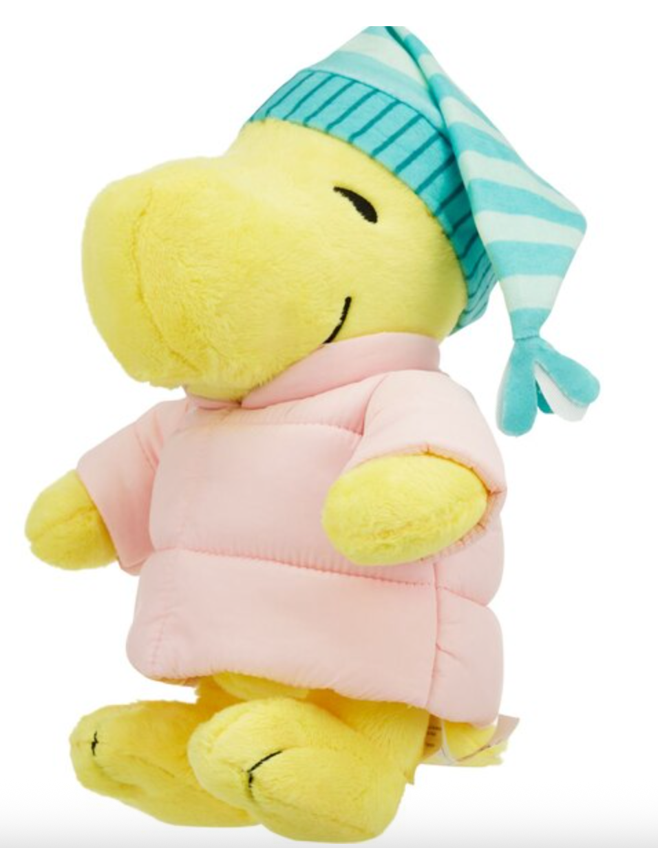 Vera Bradley Peanuts Collection Snoopy Plaid Fabric Pattern Stuffed Plush New