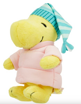 Vera Bradley Peanuts Collection Snoopy Plaid Fabric Pattern Stuffed Plush New