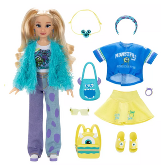Disney ILY 4EVER Monsters Inc. Inspired Deluxe Fashion Doll Blonde Toy New W Box