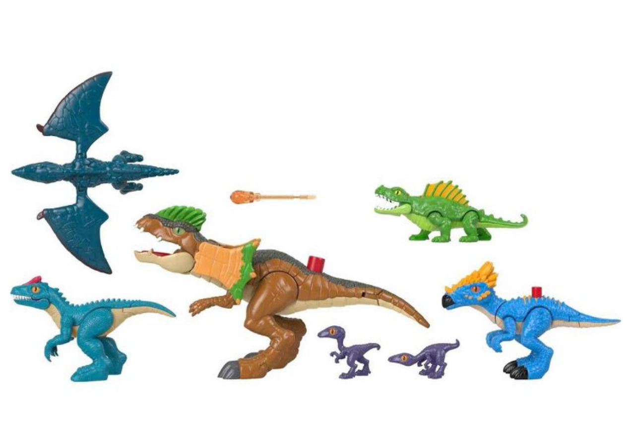Fisher Price Imaginext Jurassic World: Dominion Dinosaur Figure Set 7pc Toy New