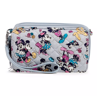 Disney Mickey Friends Piccadilly Paisley RFID Crossbody Bag by Vera Bradley New