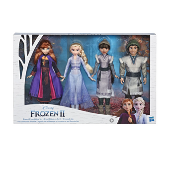Disney Frozen 2 Forest Expedition Set Anna Elsa Ryder & Honeymaren Figures New