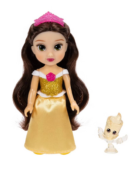 Disney Princess 6" Petite Belle Doll & Lumiere Figure Toy New With Tag