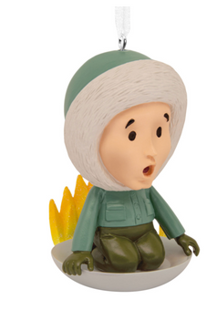 Hallmark National Lampoon Christmas Vacation Clark Griswold Sledding Ornament Nw