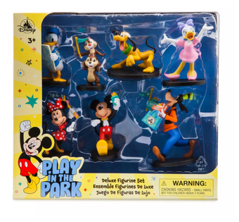 Disney Parks Mickey Mouse and Friends Deluxe Figurine Play Set New with Box