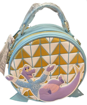Disney Parks Epcot Figment Loungefly Convertible Crossbody Bag New With Tag