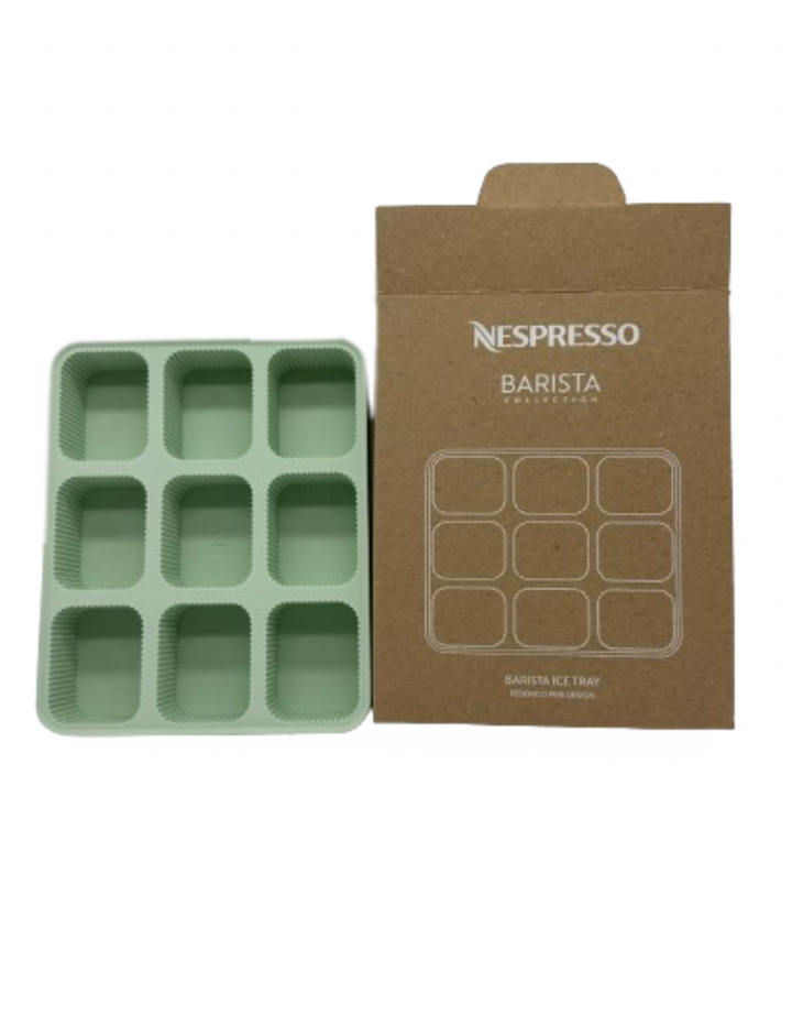 nespresso aufbewahrung cube Nespresso Barista Collection Silicone Mint Ice Cube Tray Federico Peri – I Love Characters