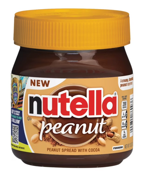 Nutella Peanut Spread With Cocoa Smooth and Creamy Family Gifts Snacks 13 oz