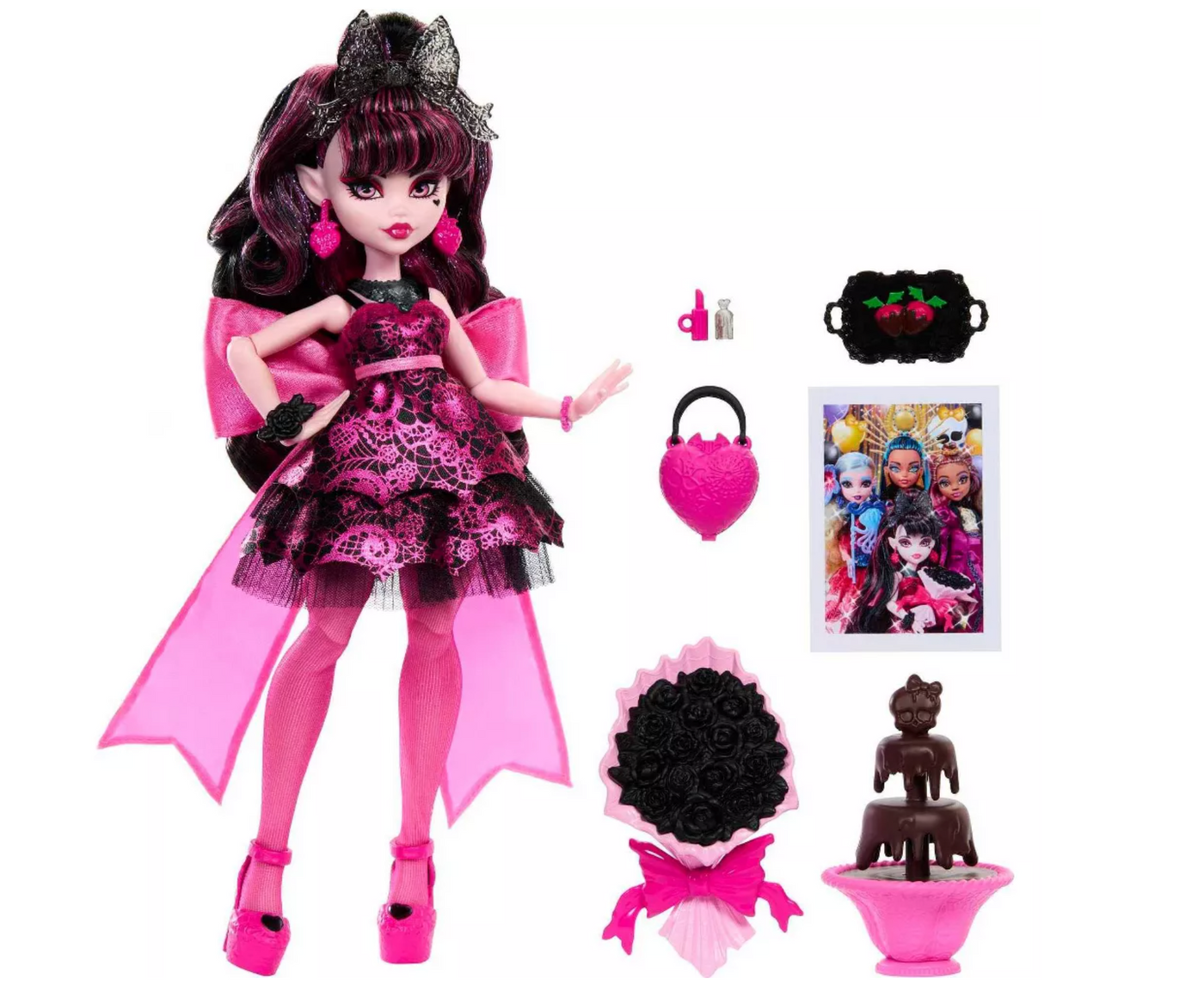 Mattel Monster High Monster Ball Draculaura Fashion Doll New with Box