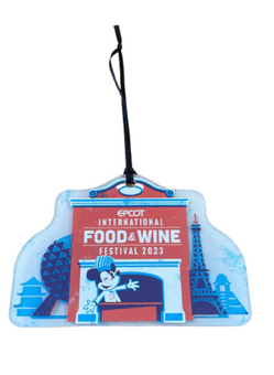 Disney Parks EPCOT Food & Wine Festival 2023 Mickey Chef Christmas Ornament New