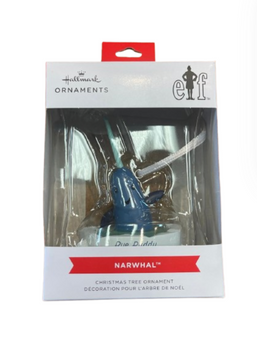 Hallmark Elf Narwhal Christmas Ornament New With Box