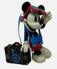 Disney Parks Vacation Club Mickey Figural Christmas Ornament with Suitcase New