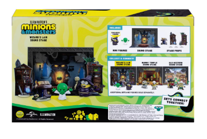 Illumination's Minions & Monsters Figure 2pc Wizard's Lair Sound