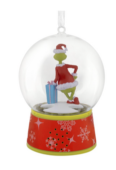 Hallmark How the Grinch Stole Christmas! Musical Globe Ornament New with Box