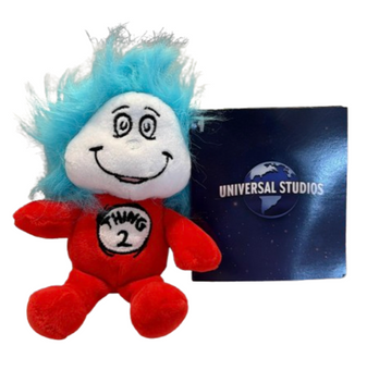 Universal Studios Dr Seuss Shoulder Pal Plush Cat in the Hat Thing 2 Toy New