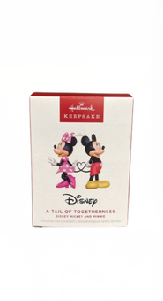 Hallmark 2024 Keepsake Mickey Minnie A Tail of Togetherness Christmas Ornament N