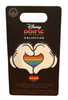 Disney Parks Pride Collection Love Heart Hand Sign Pin New With Card