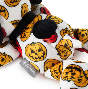 Hallmark Halloween Peanuts Jack-o'-Lanterns Floppy Snoopy Plush New With Tag