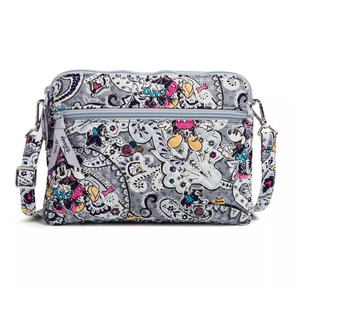 Disney Mickey and Friends Piccadilly Paisley Crossbody Bag by Vera Bradley New
