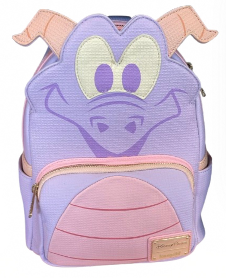 epcot mini backpack Disney Parks Epcot Loungefly Figment Pastel Mini Backpack New with Tag – I Love Characters