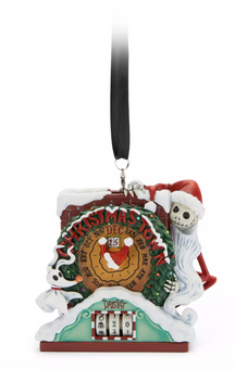 Disney Parks The Nightmare Before Christmas Town Countdown Calendar Ornament New