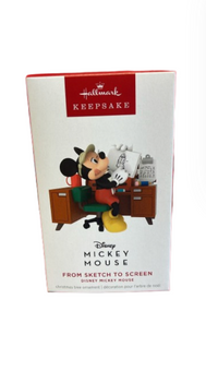 Hallmark Keepsake 2025 Mickey From Sketch to Screen Christmas Ornament New w Box