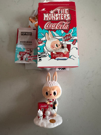 Pop Mart Labubu The Monsters Coca Cola Little Snowman Figure USA Seller New