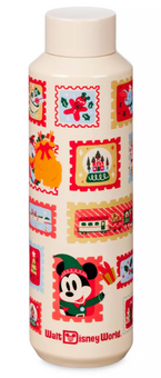 Disney Parks Mickey Mouse Friends Holiday Starbucks Water Bottle WDW New W Tag