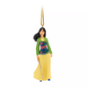Disney Parks Princess Mulan Glitter Porcelain Christmas Ornament New with Box