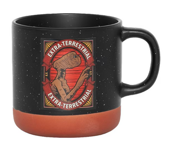Universal Studios E.T. Extra Terrestrial Wood Block Coffee Mug New With Tag