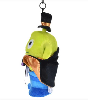 Disney Parks Halloween Alien as Magician Plush Keychain Bag Charm New with Tag