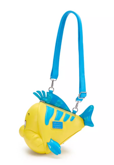 Disney Parks Flounder Loungefly Crossbody Bag The Little Mermaid New With Tag