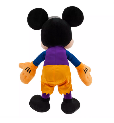 Disney 2023 Halloween Mickey Skeleton Glow in the Dark Plush New with Tag