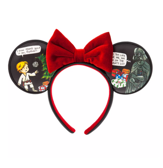 Disney Parks Star Wars Vintage Holiday Ear Headband for Adults New with Tag