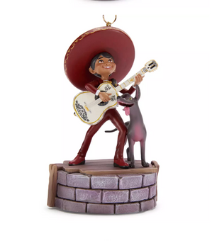 Disney Parks Coco Miguel and Dante Singing Sketchbook Christmas Ornament New Tag