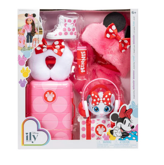 Disney ILY 4EVER Minnie Inspired Deluxe Travel Set Red Polka Dots New with Box