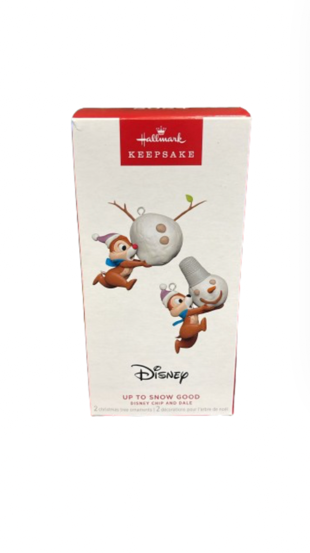 Hallmark 2024 Keepsake Disney Chip and Dale Up to Snow Good Ornament New w Box