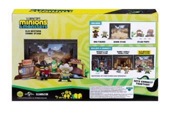Illumination's Minions & Monsters Figure 2-pack Old Western Sound Stage Toy New