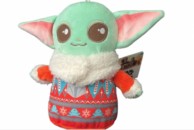 Hallmark Christmas Itty Bittys Star Wars Yoda With Ugly Sweater Plush New w Tag