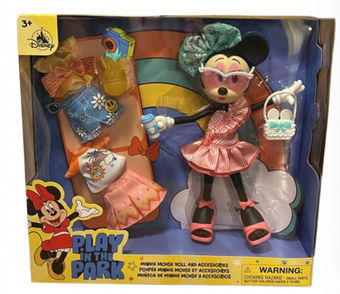 Disney Parks Play in the Park Minnie Mouse Doll Figurine Play Set New with Box