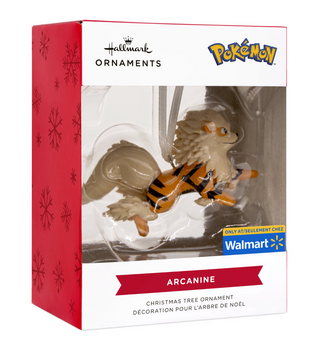 Hallmark Pokemon Arcanine Christmas Tree Ornament New With Box