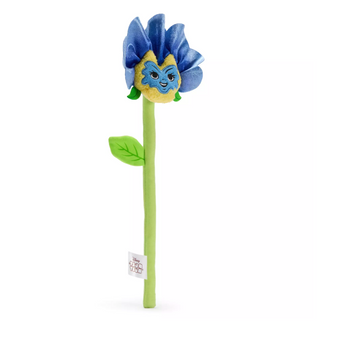 Disney Parks Bendable Blue Pansy Flower Alice in Wonderland Plush New with Tag