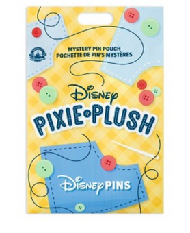 Disney Parks Mystery Pin Pack Pouch Pixie Plush Toy New With Tag