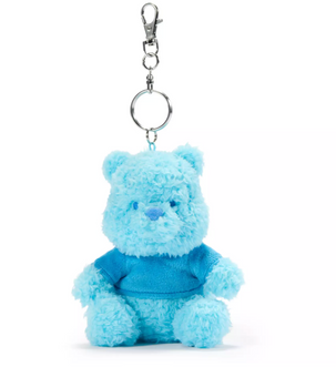 Disney D23 Winnie the Pooh Blue Plush Keychain Bag Charm New with Tag
