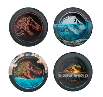 Universal Studios Jurassic World Rebirth Button Set New With Tag