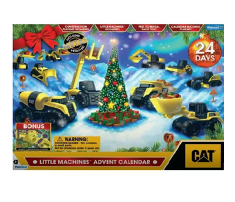 CAT Caterpillar Advent Calendar 24 Days Little Machines Walmart Exclusive New