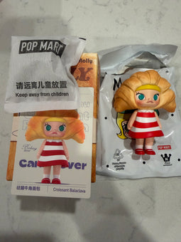Pop Mart MOLLY Carb-Lover Croissant Balaclava Figure USA SELLER New