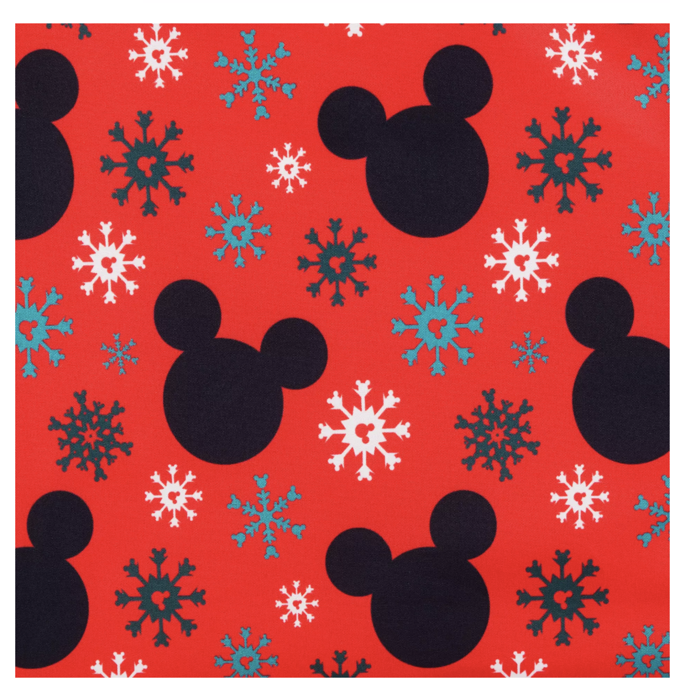 Disney Parks Mickey Icons and Snowflakes Red Plaid Loungefly Mini Backpack New